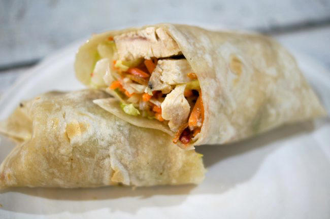 Quick And Easy Italian Chicken Wrap Recipe