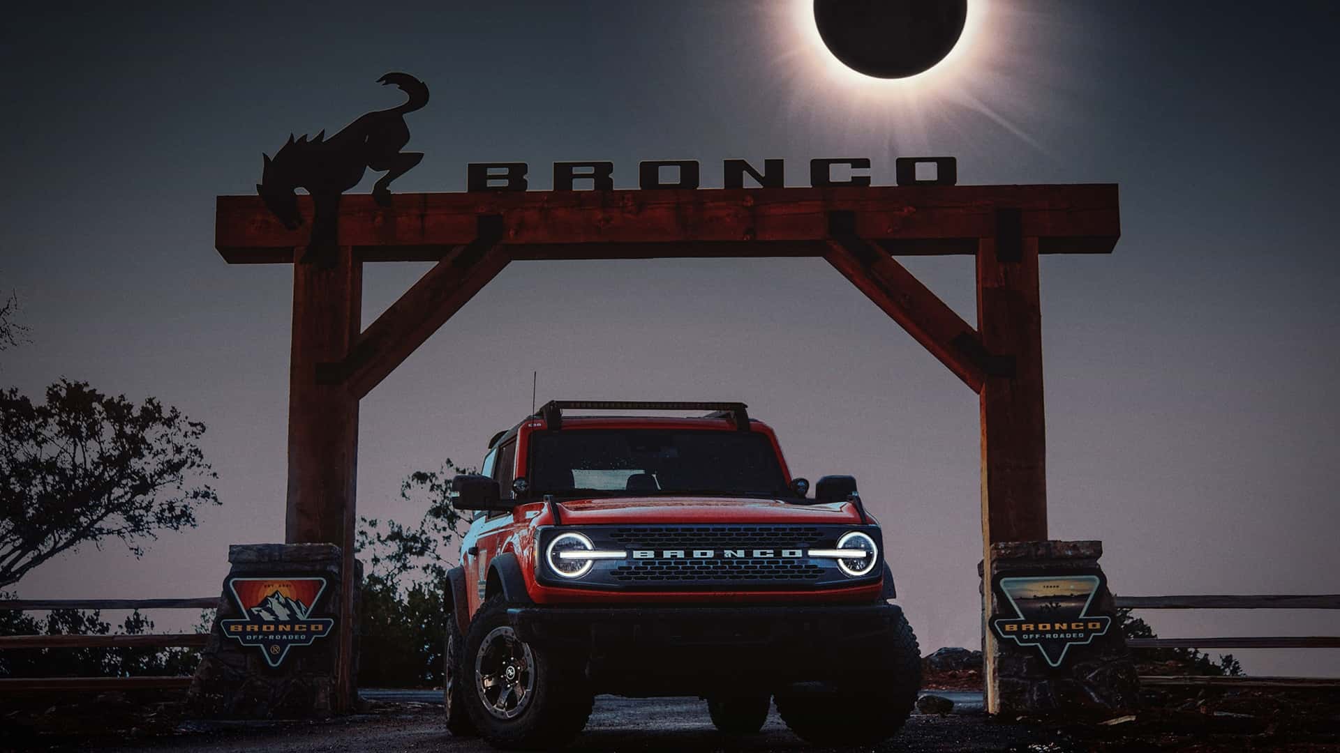 ford is making a bronco raptor trim specifically for this year's solar eclipse