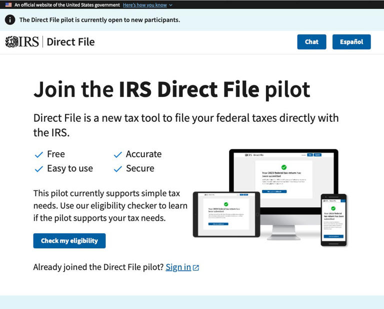 You can now file your taxes directly to the IRS for free — if you live ...