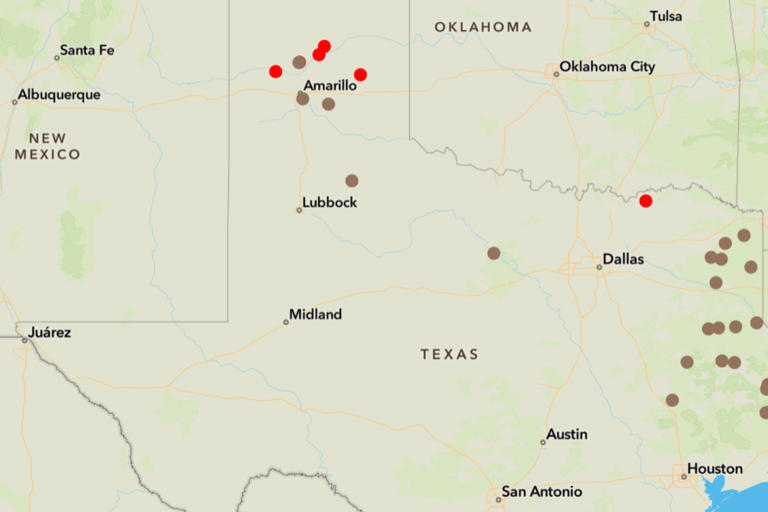 Texas Wildfire Burning Through 150 Football Fields a Minute