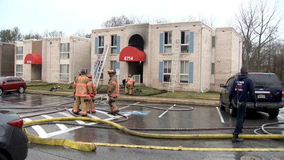 Firefighters Battle 2-alarm Apartment Fire