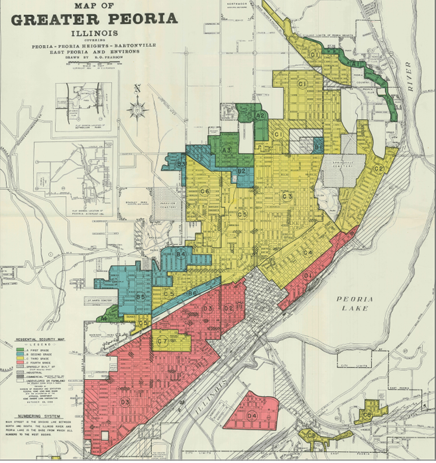 How the legacy of redlining in Peoria persists to the present day