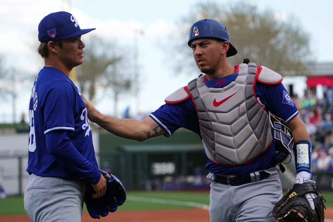 Yoshinobu Yamamoto makes Dodgers spring training debut