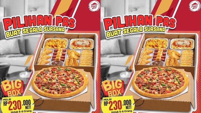 katalog promo pizza hut hari ini 5 maret 2024,makan kenyang 12 orang hanya rp 454.545