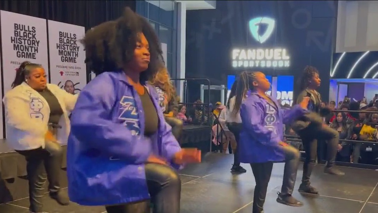 HBCU Sororities, Fraternities Celebrate Black History Month At Bulls' Game