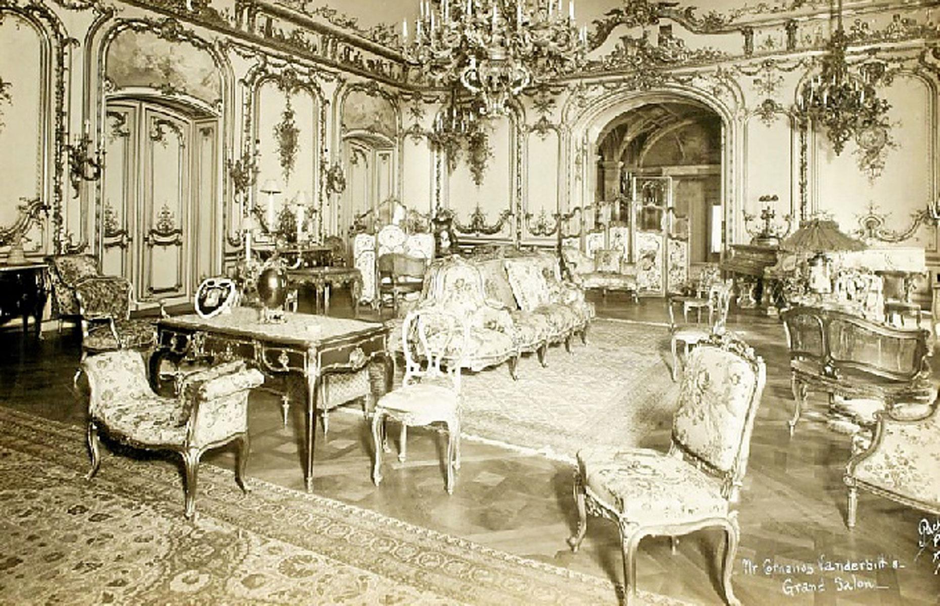 <p>Cornelius hired the celebrated Beaux-Arts architect George B Post to design the townhouse, which was commissioned as a showstopping, chateaux-inspired residence of red brick and limestone.</p>  <p>After the house’s completion in 1883, Cornelius went on to hire the finest artisans money could buy to decorate the interiors. Aware of the family’s precarious social position, Alice even went so far as to commission the creation of a family coat of arms, which was carved in stone above the entryway to the home.</p>