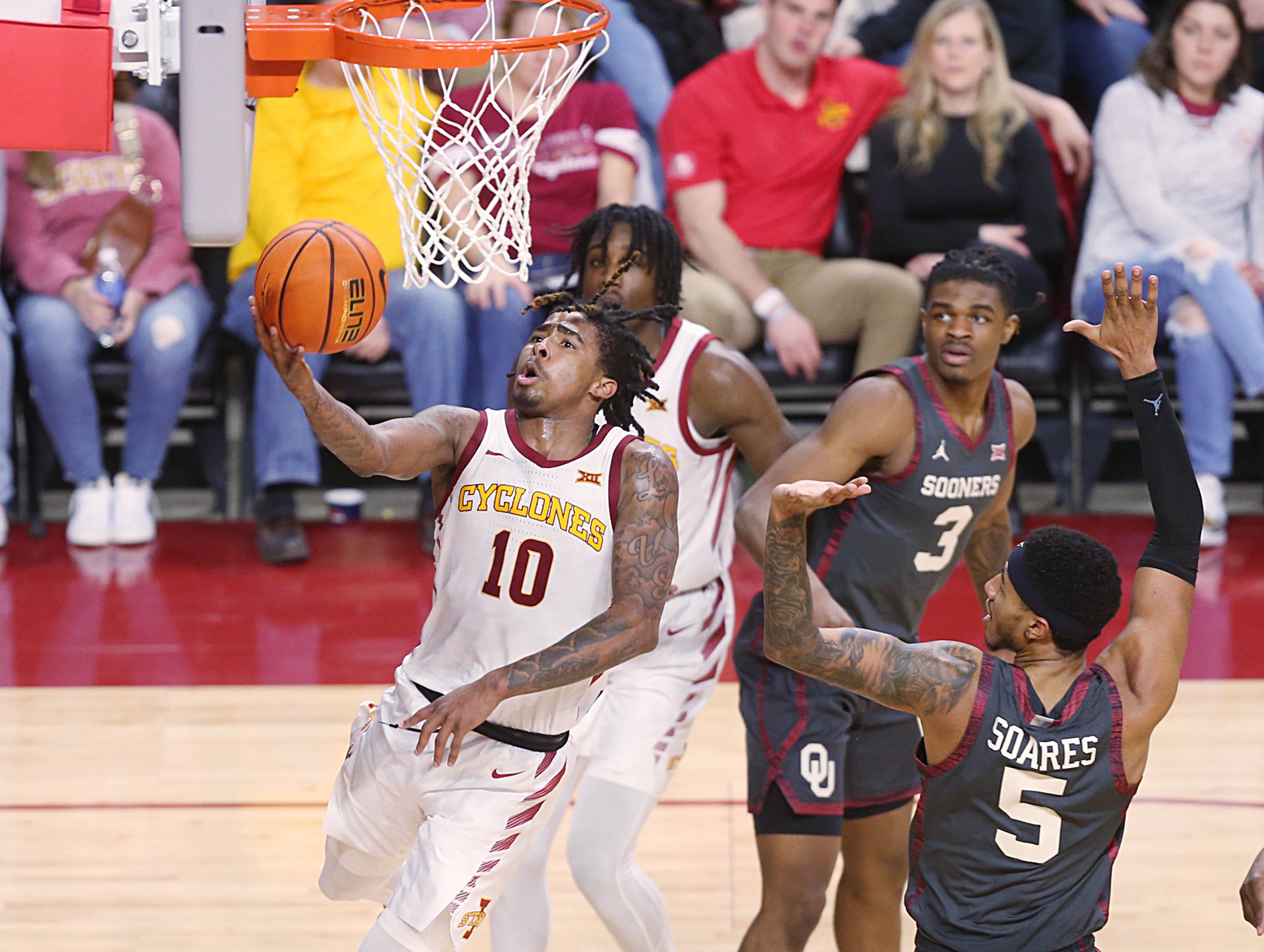 Iowa State Basketball Clamps Down On Oklahoma To Win 17th-straight At ...