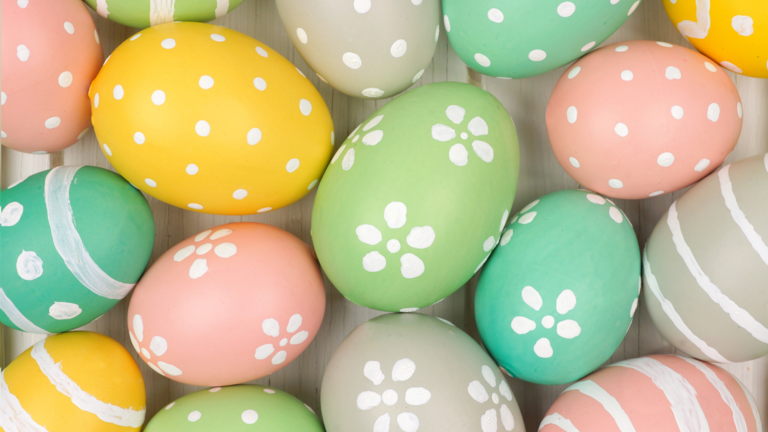 Make These Giant Plaster Easter Eggs Just In Time For Easter