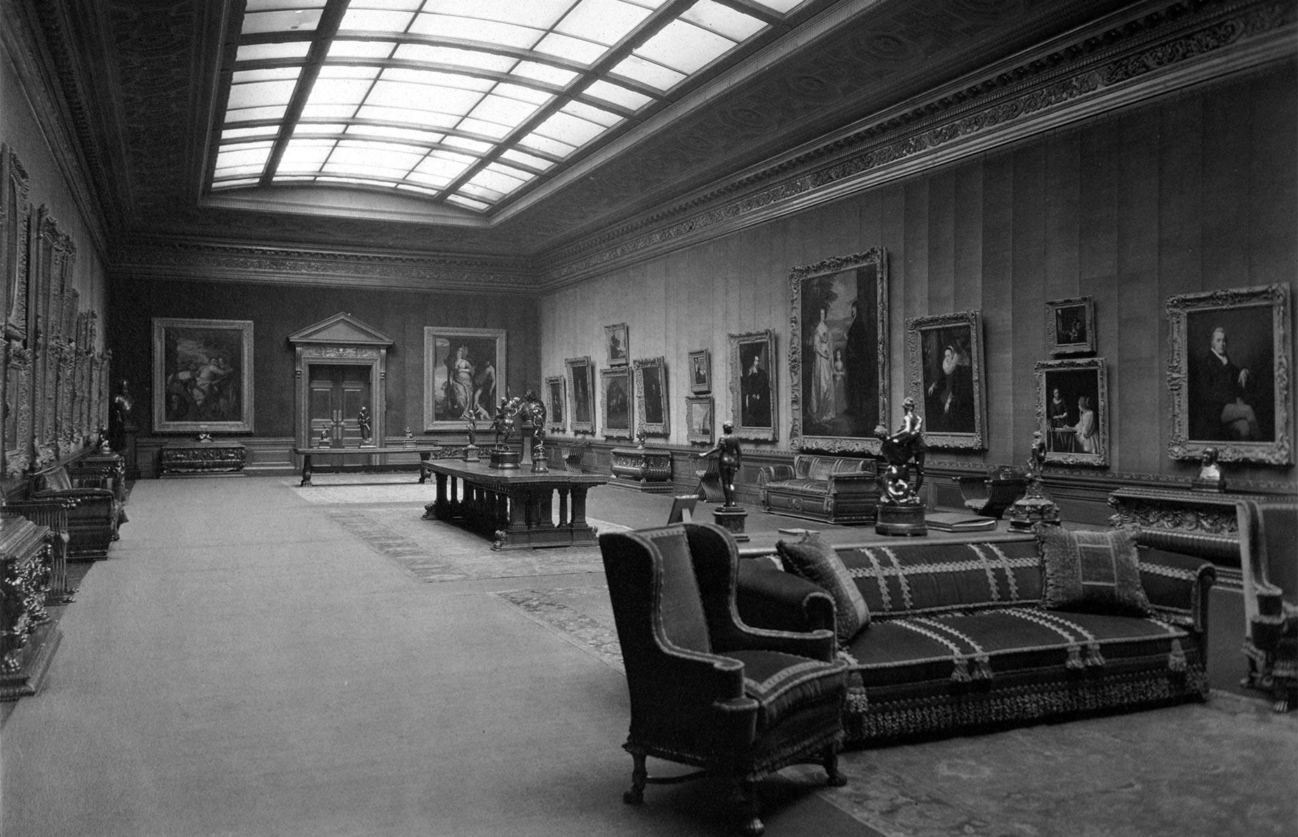 <p>However, the most impressive rooms in the home were the East and West Galleries, each topped with concave glass ceilings and intricately carved cornices.</p>  <p>Tragically, Frick only lived in the property for five years before his death in 1919. In his will, the industrialist tycoon gifted the home and its entire contents, art collection included, to the American people, along with a $15 million (£12m) endowment to fund the eponymous art museum, which opened in 1935.</p>