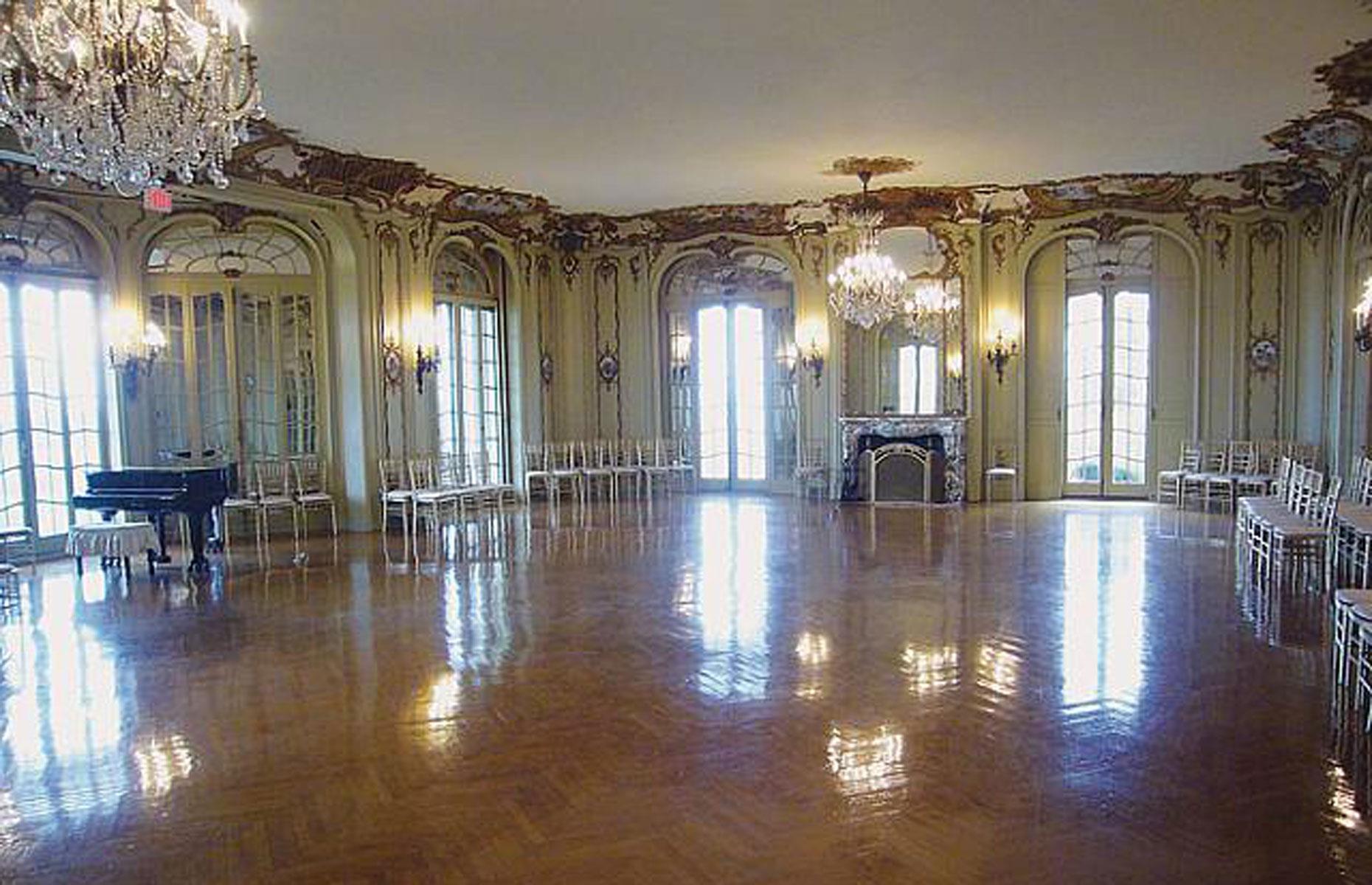 <p>With parquet floors, glittering chandeliers and gold moulding inspired by Versailles, the magnificent mansion was as much a statement of wealth and power as any home decorated by the Vanderbilts.</p>  <p>After William Backhouse’s passing, Beechwood was inherited by his son John Jacob Astor IV, who married his wife Madeleine in the ballroom but died in the sinking of the Titanic in 1912. Madeleine continued to live at Beechwood until her own death in 1940.</p>