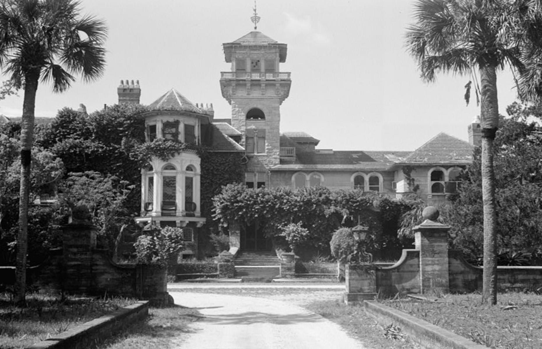<p>The spectacular estate included multiple pools, a golf course and 40 auxiliary buildings to house the 200-odd servants required to keep a mansion of that size operational. Between 1881 and 1886, Carnegie continued to buy up land on Cumberland Island to expand the estate, which had yet to be finished to his satisfaction before his sudden death in 1886.</p>  <p>Thomas’ wife Lucy finished the house’s construction herself, and turned Dungeness into the family’s primary home until her own death in 1916.</p>