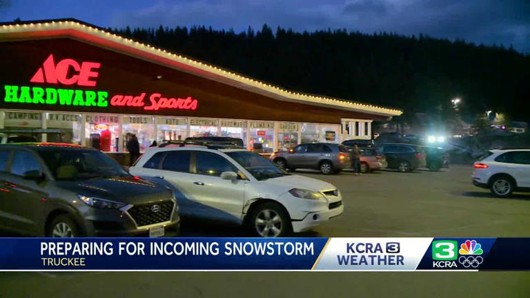 Truckee community prepares for winter storm as CHP advises visitors to ...