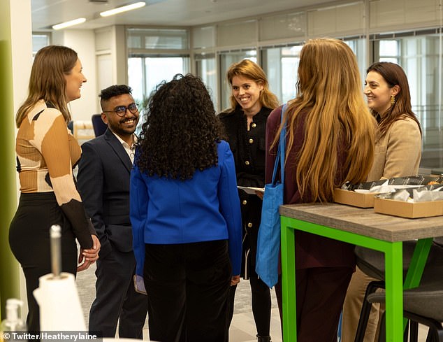princess beatrice champions one of kate middleton's favourite causes: royal attends student mental health roundtable in london
