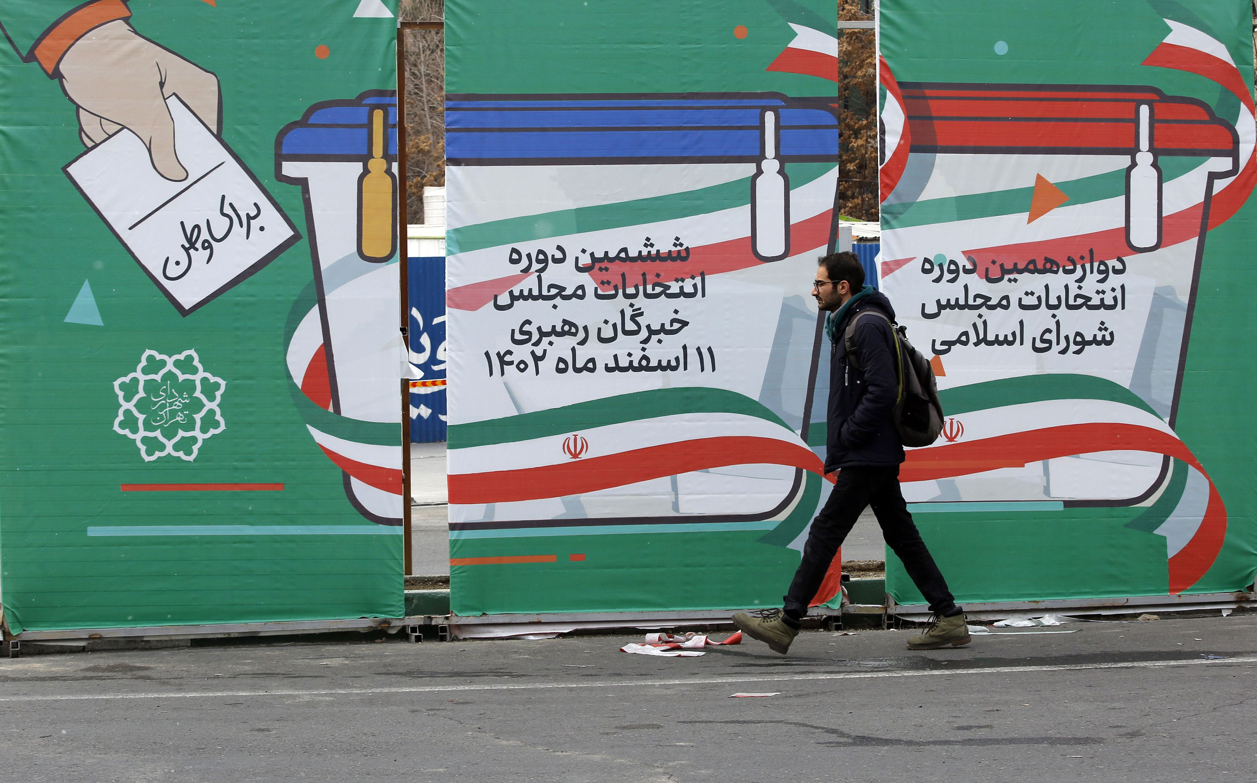 more than half of iranians disapprove of leadership as election looms, poll finds