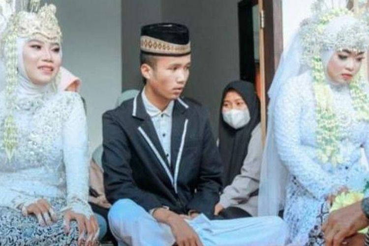viral pemuda menikahi 2 gadis sekaligus, kejadian tak terduga ini membuatnya poligami