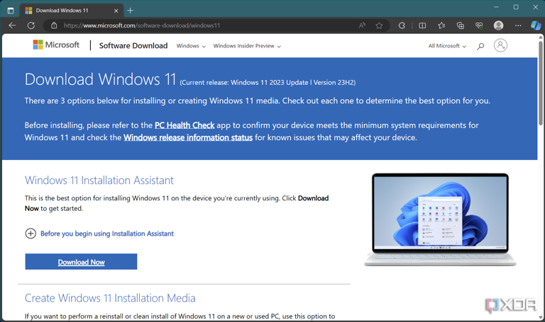 how do i manually install windows 11 23h2