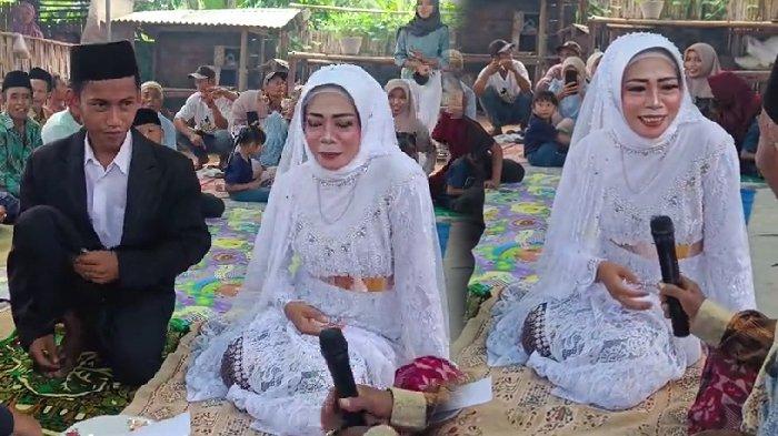 viral pemuda menikahi ibu temannya beda usia 20 tahun di lombok,warga heboh setelah sah
