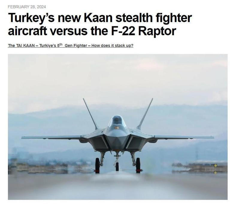 SON DAKİKA HABERİ: KAAN'ı F-22 ile karşılaştırdılar! 'Türkler bunu nasıl yaptı?'