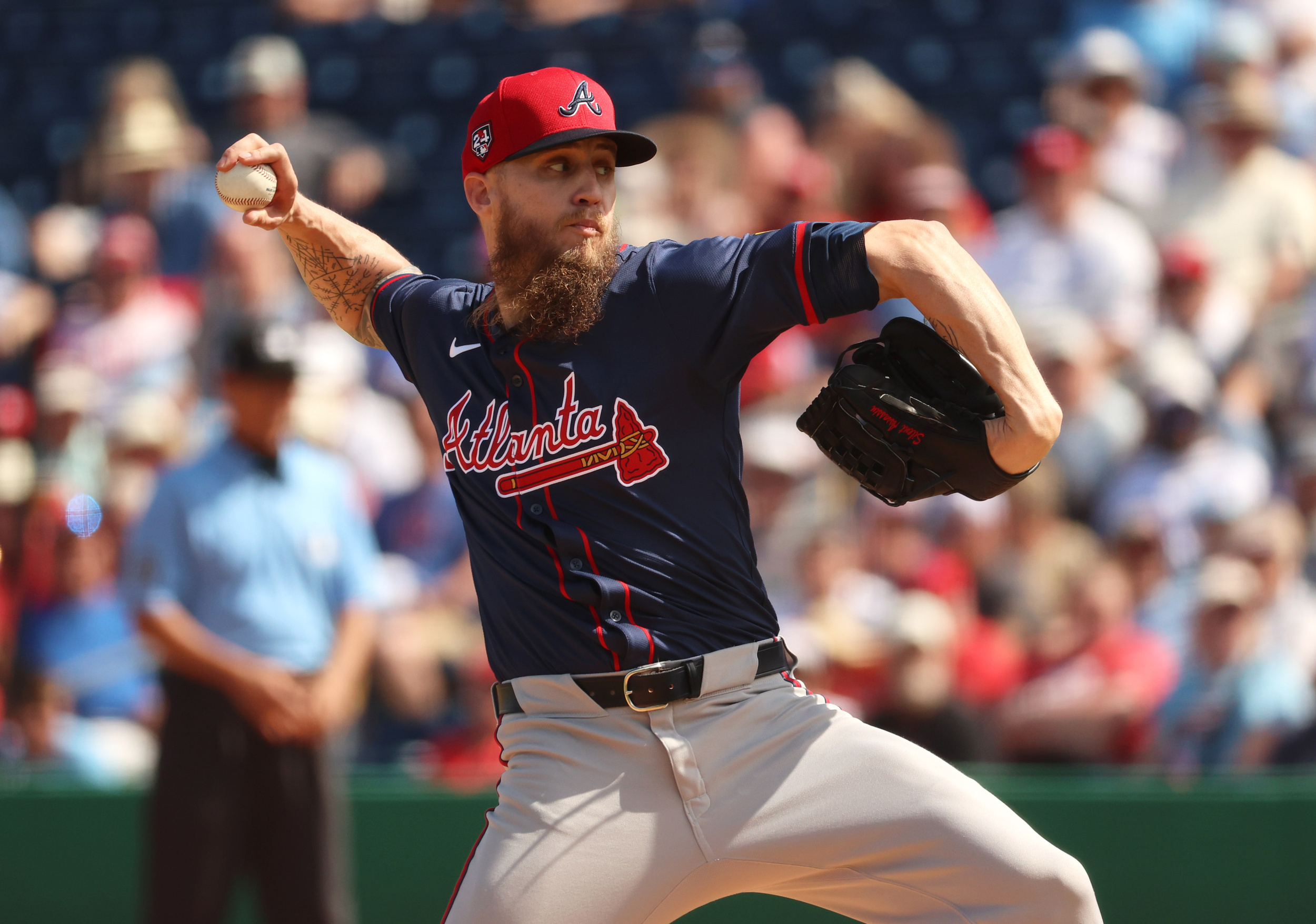 braves reliever makes huge first impression against phillies stars with 'unhittable' pitch