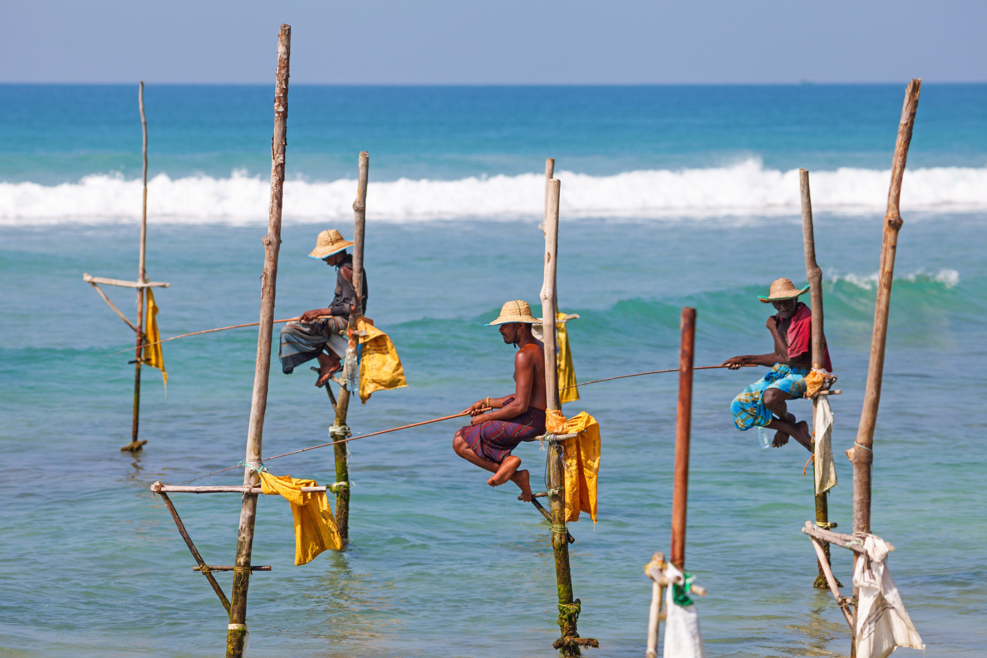 <p>Sadly, many of the stilt fishermen you see today are posing for the camera rather than trying to catch a living. For an authentic picture, head to little-known Polhenna Beach, near the town of Matara.</p> <p>See also: <a href="https://www.starsinsider.com/travel/439828/cities-with-impressive-beaches-on-their-doorstep">Cities with impressive beaches on their doorstep</a></p>