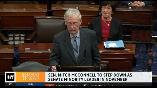 Sen. Mitch McConnell Stepping Down As Senate Minority Leader