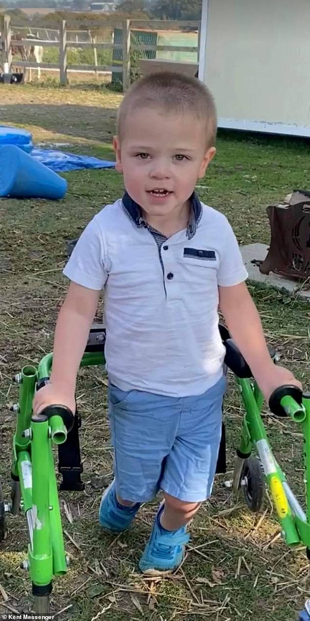 boy, four, with cerebral palsy died after getting his head stuck in new medical bed on first night in the special cot, inquest hears