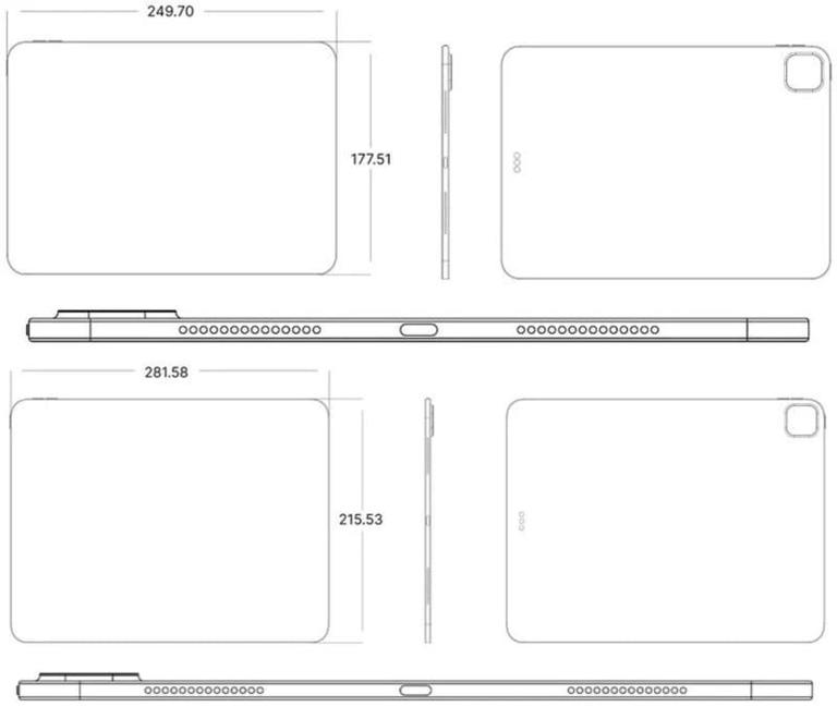 Zeichnungen enthüllen größtes Geheimnis der neuen OLEDiPads