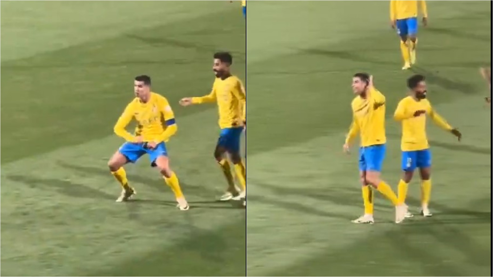android, cristiano ronaldo banned for a match after obscene gesture towards fans chanting lionel messi’s name