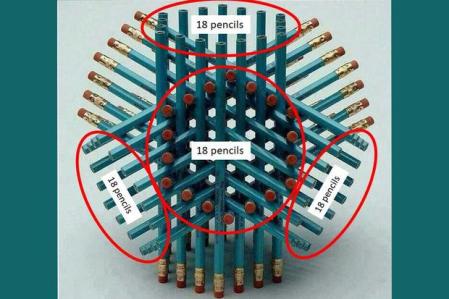 ¿cuántos lápices hay en total? solo las mentes más brillantes superan este acertijo visual