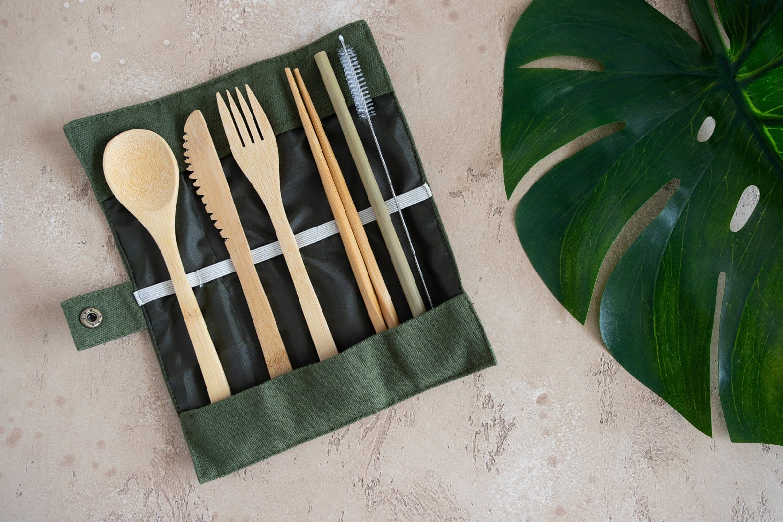 <p><span>Carrying a set of reusable utensils and straws can significantly cut down on plastic waste during your travels. These sets often include a knife, fork, spoon, and straw made from sustainable materials like bamboo, stainless steel, or silicone.</span></p> <p><span>Compact and lightweight, they fit easily into your daypack or luggage, ensuring you’re prepared for meals on the go. Using reusable utensils is a simple yet effective way to reduce your reliance on single-use plastics, a major contributor to environmental pollution.</span></p> <p><b>Insider’s Tip: </b><span>Choose a set that comes in a travel-friendly case or pouch for convenience and hygiene.</span></p>