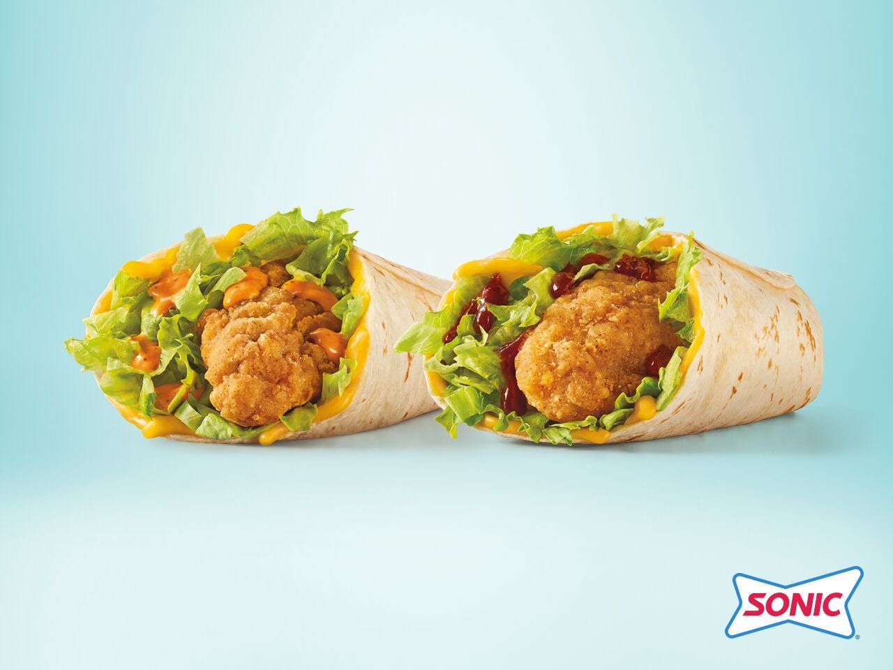 under wraps: two crispy chicken tender wraps now available at sonic for a limited time