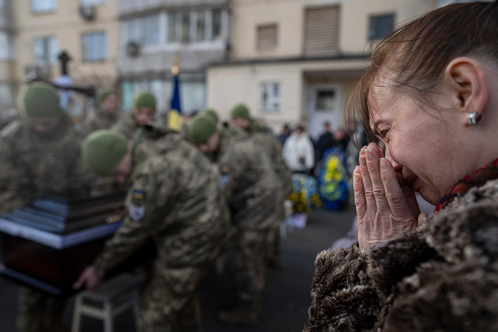 rysk påtryckning mot flera ukrainska städer