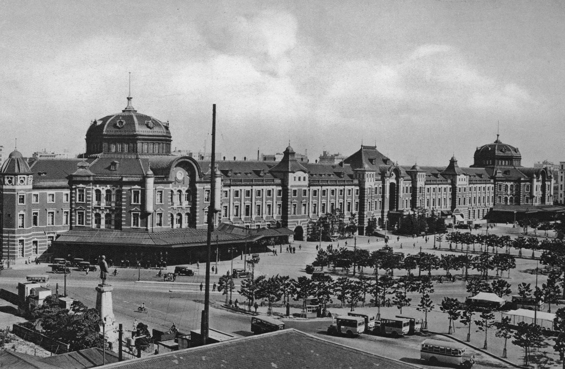 Tokyo station in 1920. At the time it was one of the city's most imposing buildings.<p><a href="https://www.msn.com/en-us/community/channel/vid-7xx8mnucu55yw63we9va2gwr7uihbxwc68fxqp25x6tg4ftibpra?cvid=94631541bc0f4f89bfd59158d696ad7e">Follow us and access great exclusive content every day</a></p>