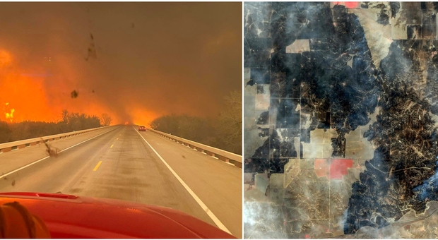 incendio in texas, il più grande della storia: divorati migliaia di chilometri, un morto. fiamme alimentate dal caldo anomalo