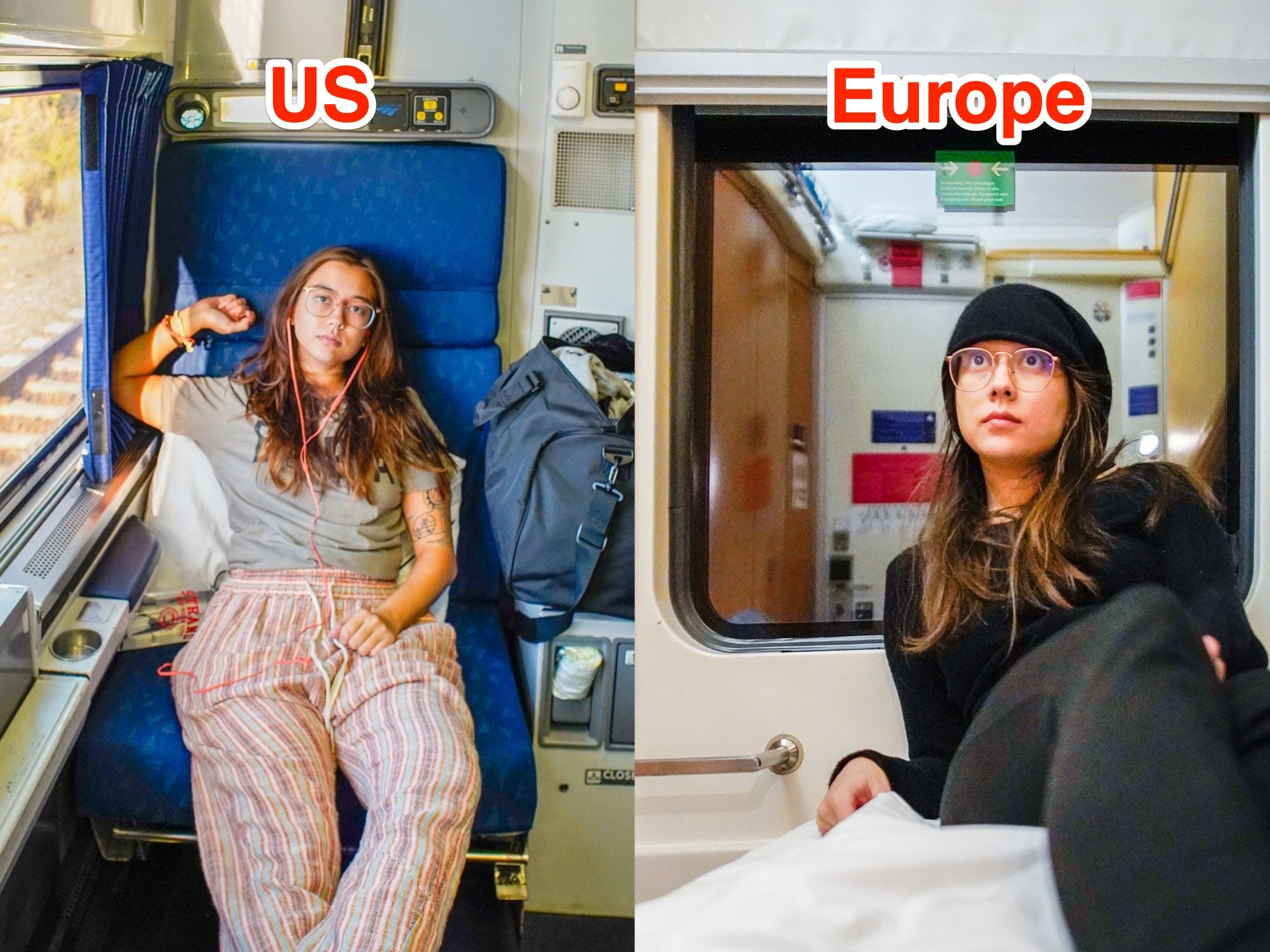 I booked private rooms on overnight trains in Europe and the US. The ...