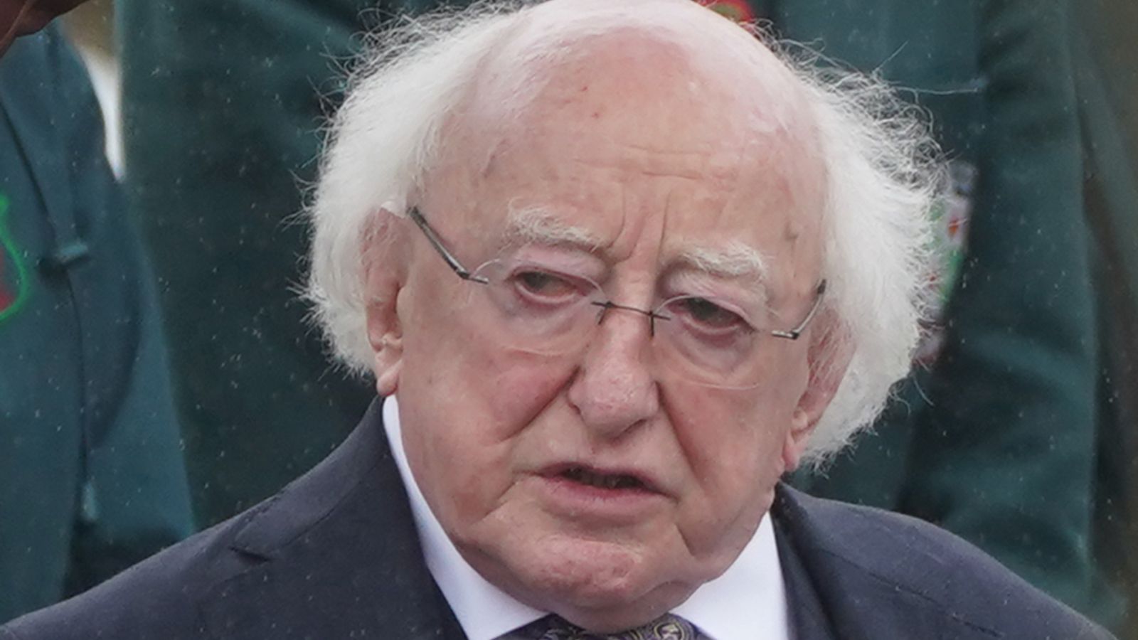 president of ireland 'in excellent spirits' but will remain in hospital overnight after tests