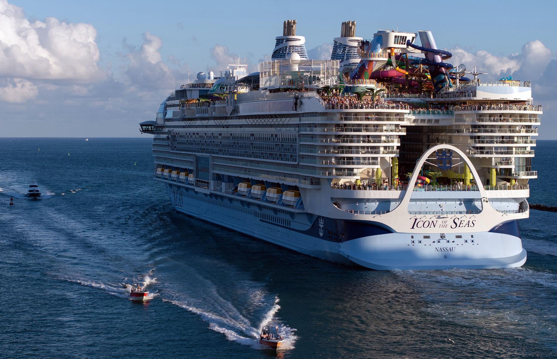 <p>Royal Caribbean's latest marvel, <em>Icon of the Seas</em>, set sail on its maiden voyage in January. The mammoth vessel currently holds the record as the world's largest cruise ship and has captured the imagination due not only to its sheer size but also its outrageous opulence.</p>  <p><strong>Read on to explore the staggering numbers behind the super-sized ship and discover the fantastic facilities passengers enjoy. </strong></p>  <p>All dollar amounts in US dollars. </p>