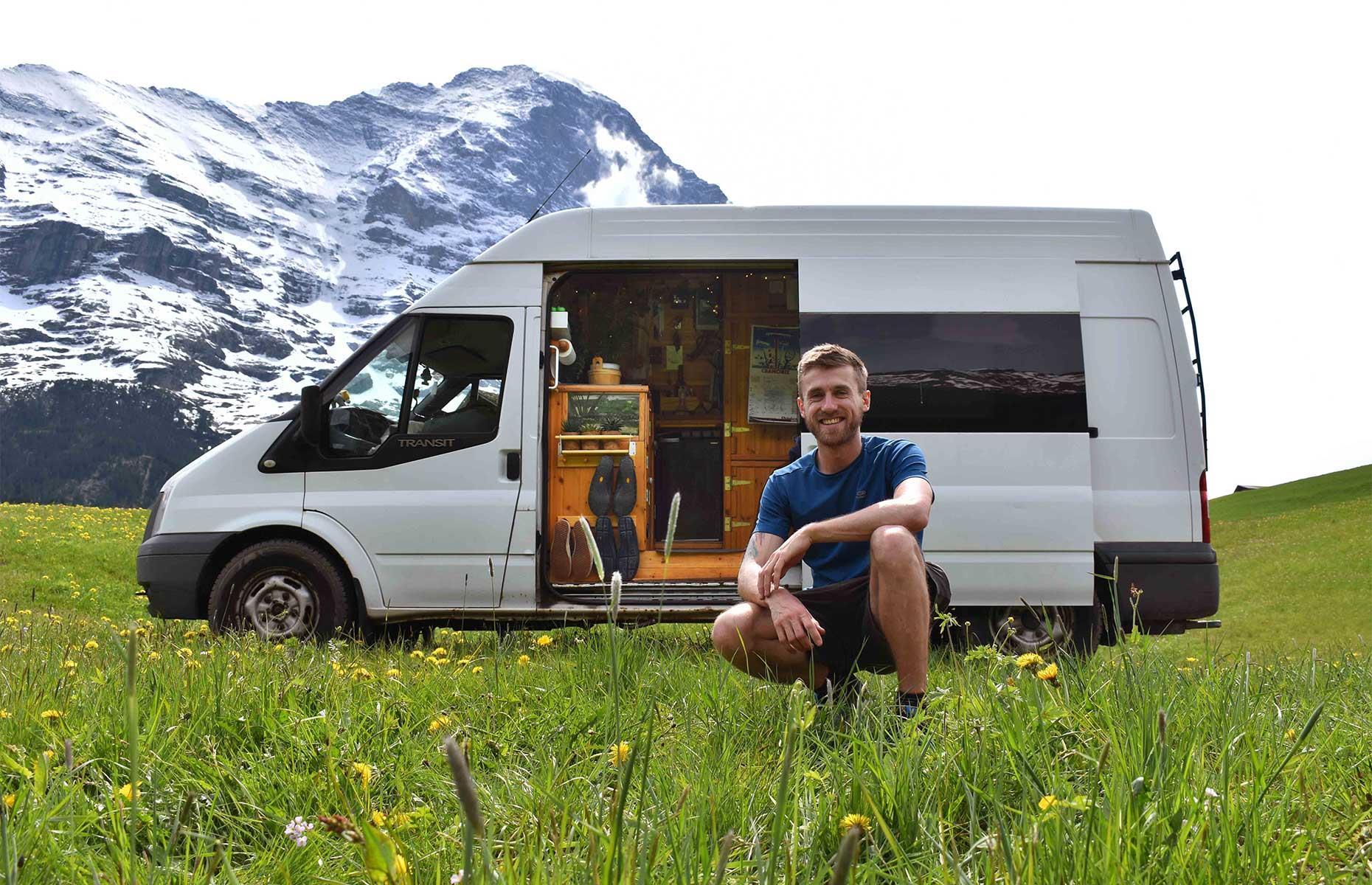 <p>Irish-born Shane Monks O'Byrne lives in a converted 2012 Ford Transit. The digital nomad bought the van for £5,900 ($7.6k) or €7,000 in the local currency and taught himself how to complete a full conversion, which cost about the same amount. He enjoyed the project so much that he now runs a tutorial website, <a href="https://www.thevanconversion.com/">The Van Conversion</a>, teaching others how to do the same. </p>