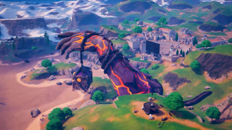 Where to Find Giant Titan Hand in Fortnite Chapter 5 Season 1