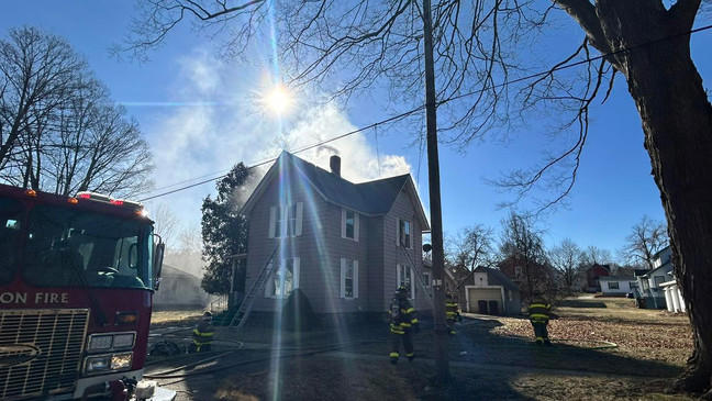 Albion resident escapes house fire unharmed