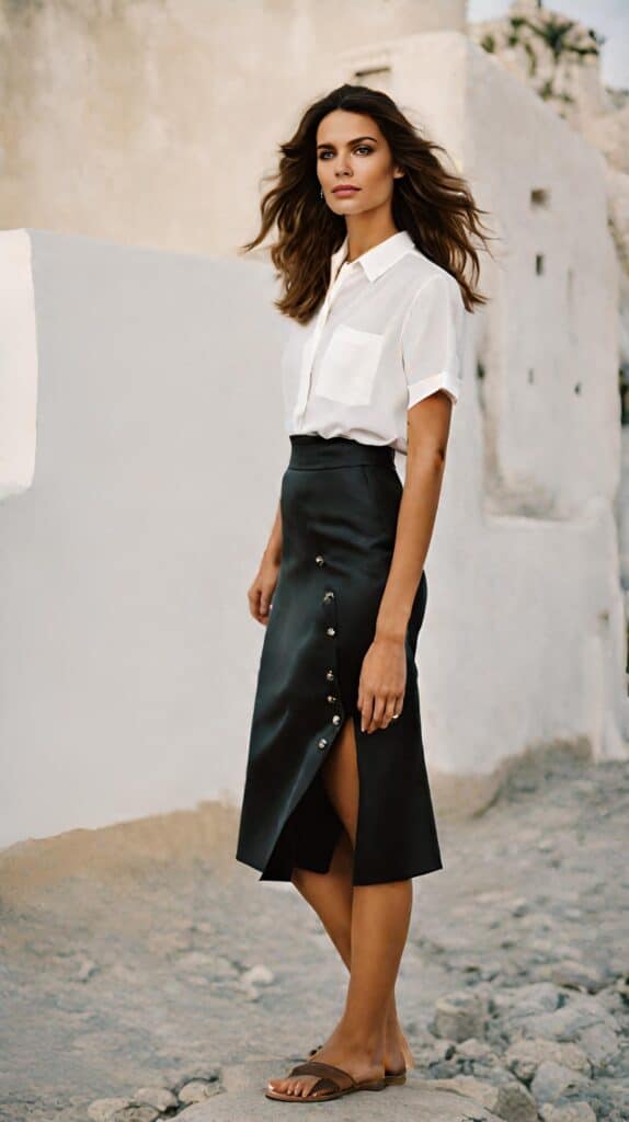 <p>Rewrite the rules of travel fashion and flaunt a wrap skirt – a symbol of effortless elegance and adventure. Its adaptable design lets you customize the fit for maximum comfort during those seemingly endless trips.</p>