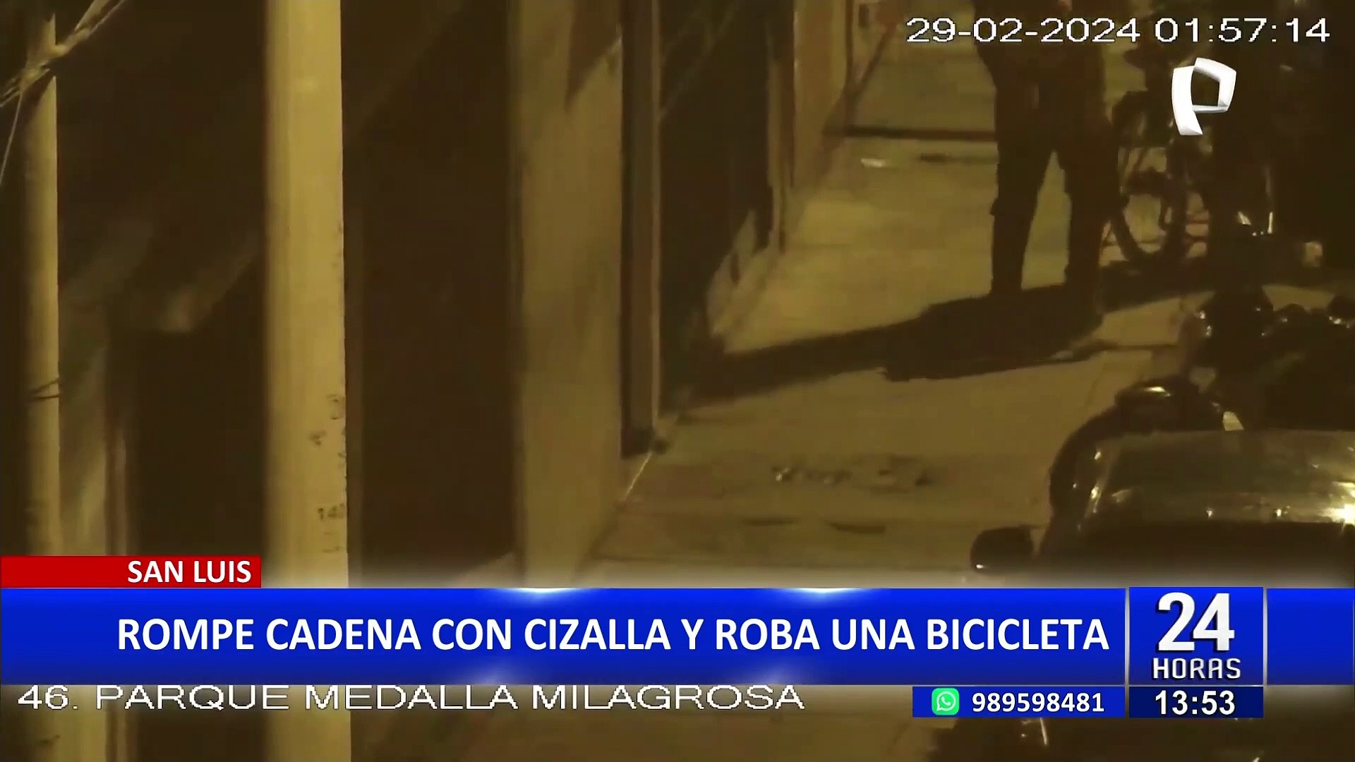 San Luis: Sujeto Aprovecha Calle Desolada Y Con Cizalla En Mano Roba ...