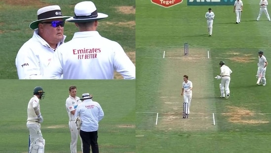 cameron green's 'one and half run' move with josh hazlewood in record partnership leaves umpires, tim southee baffled
