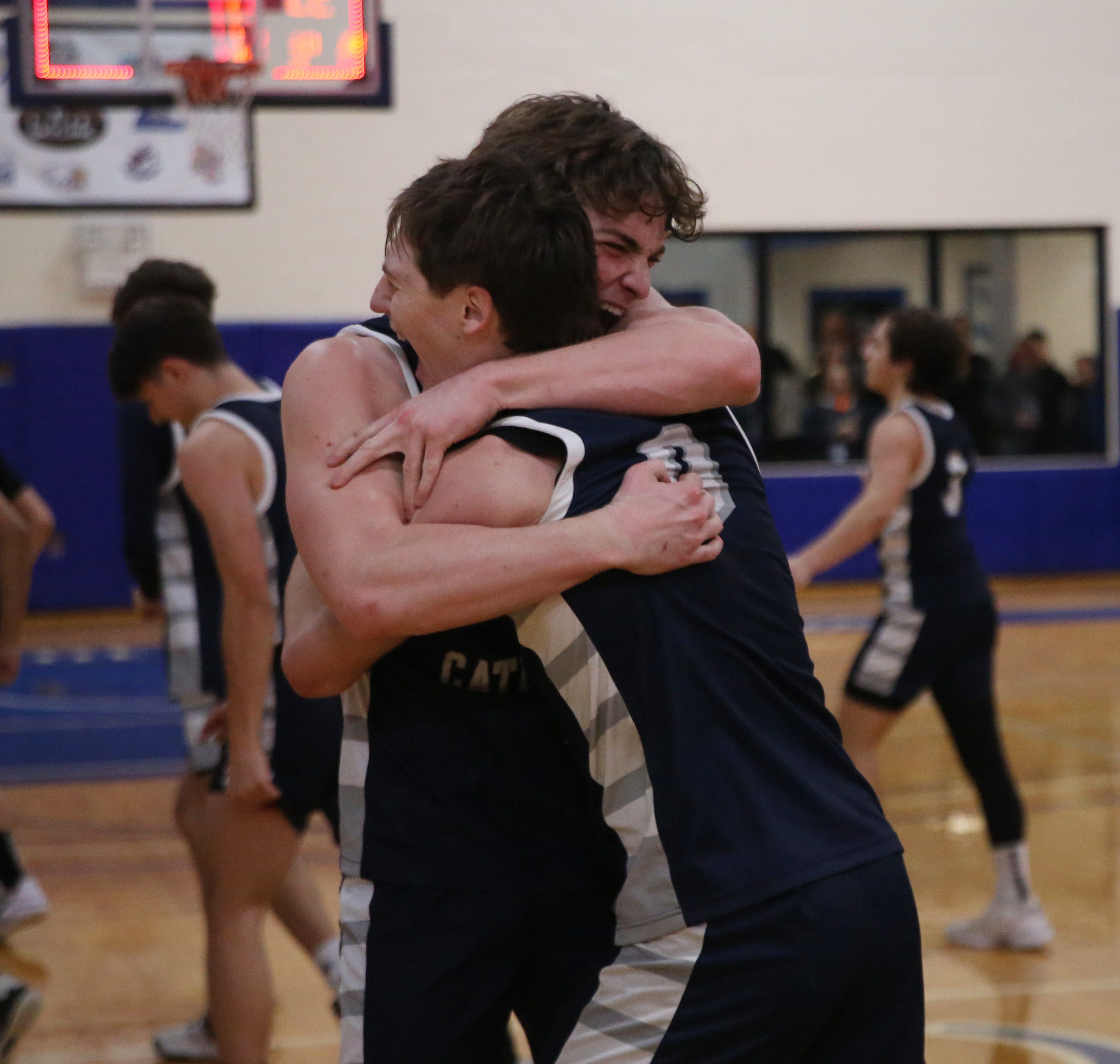 Burke Catholic tops Ellenville for Section 9 Class B boys basketball