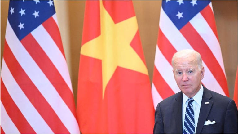 US President Joe Biden visited Hanoi in September last year