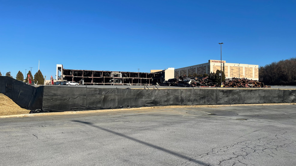 gallery: demolition begins at harrisburg mall