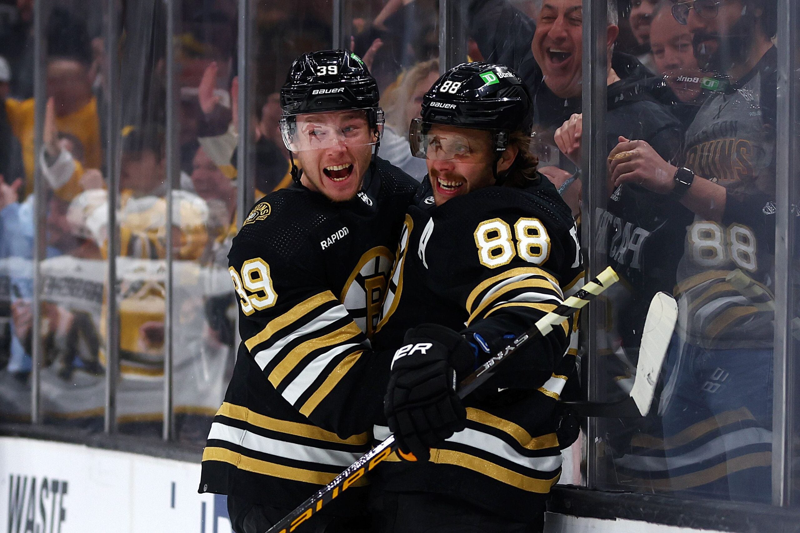 Watch: Bruins’ Morgan Geekie Scores Hat Trick Against Golden Knights