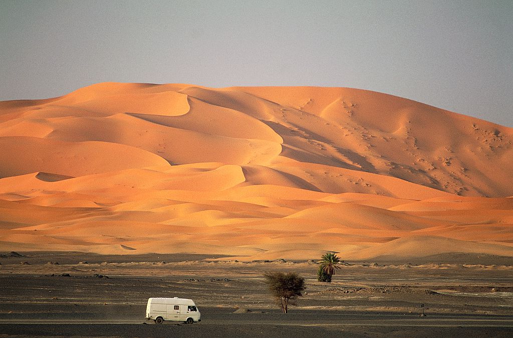 <p><strong>Requirements:</strong> U.S. driver's license</p><p>We'd be remiss if we didn’t suggest taking a proper SUV into the Sahara Desert. This is a place truly unlike anywhere else on earth. And there's nothing like seeing it off the road and with the freedom of your own transportation. It's not all vast swaths of sand in Morocco, however. Despite its relative fame, the "N9" highway doesn’t get <em>that </em>busy as it snakes through the Atlas Mountains from Marrakesh to Mhamid, offering incredible views to boot. Or trace the Atlantic down the coast, powering through the hard packed sand on the beaches. Just don't forget to slow down for checkpoints!</p>