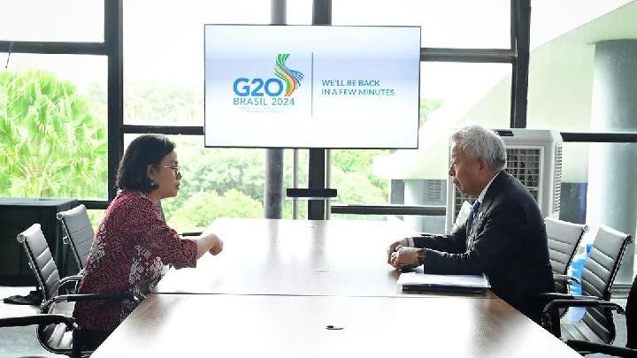 sri mulyani hadiri g20 fmcbg di brasil, duduk bersama bahas pemulihan ekonomi global