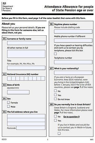 How to apply for Attendance Allowance if you're elderly and struggling ...